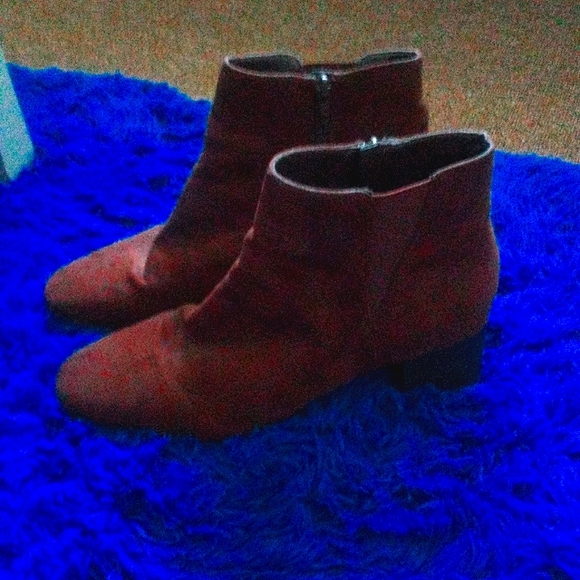 Kelly and Katie Brown Faux Suede Ankle Boots - Picture 2 of 4